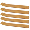 TRENDBOX 5pcs Handmade Plain Wood Wooden Incense Stick Holder Burner Ash Catcher Natural Design Buddhist