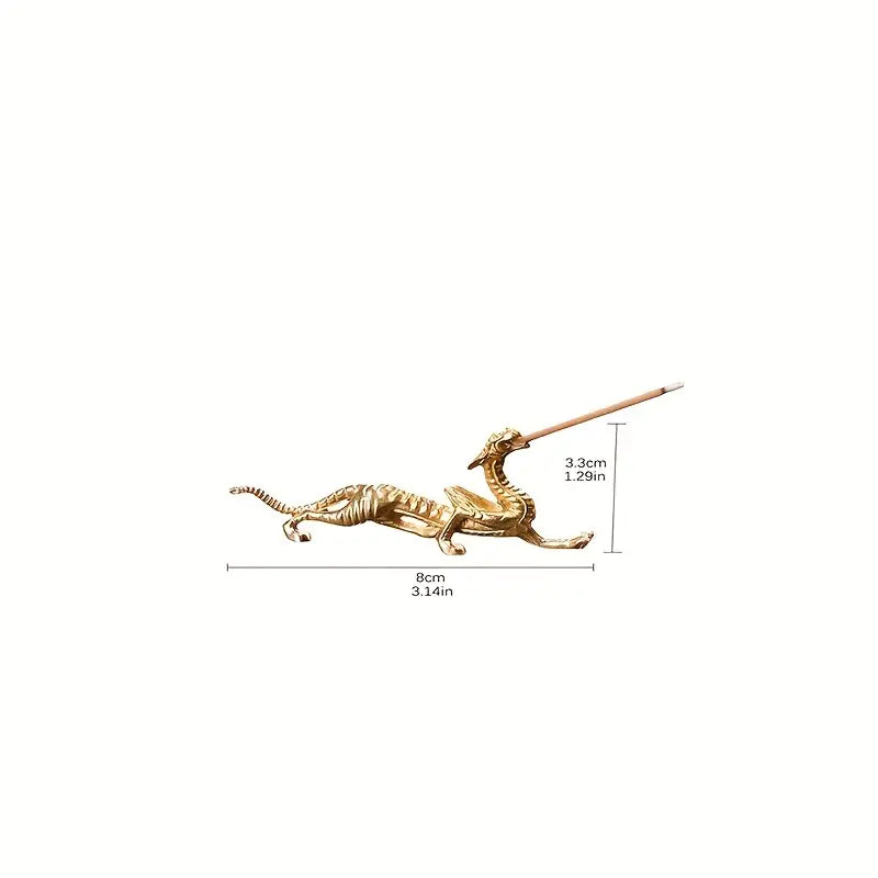 Dragon Shaped Incense Burner Holder - Tabletop Decor
